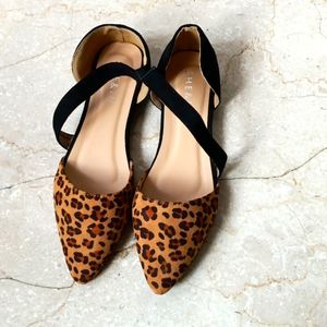 Animal print sandals